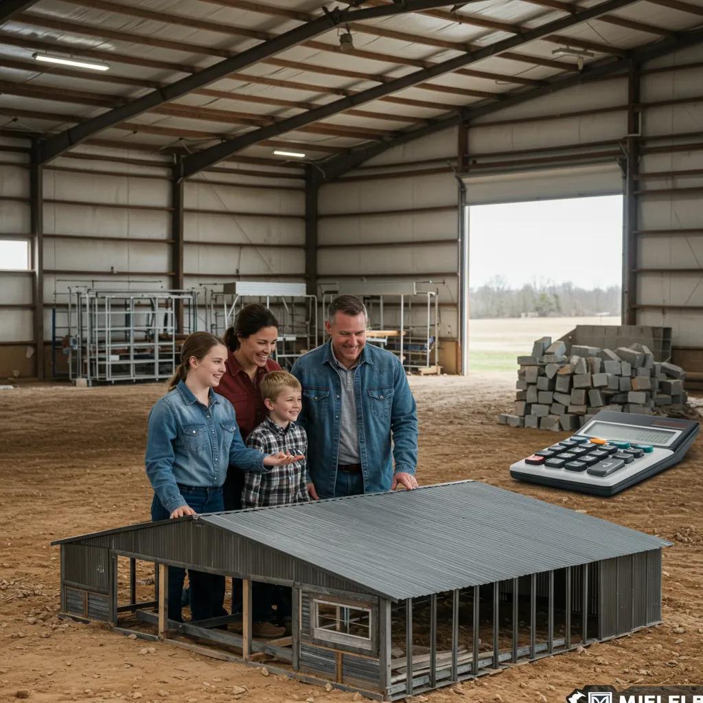 Cost-effectiveness of Mueller steel buildings with happy owners and savings indicators